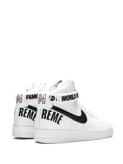 Nike X Supreme Air Force 1 High Sneakers In White