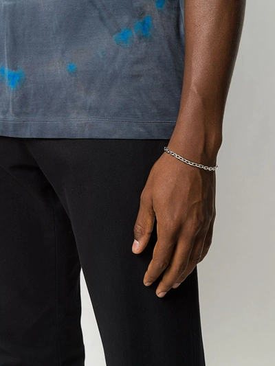 Emanuele Bicocchi Skull-charm Chain Bracelet In Silver