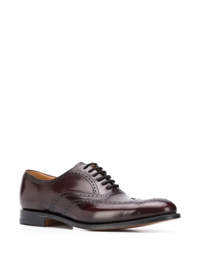 Shop Church's Berlin Oxford Brogues In Red