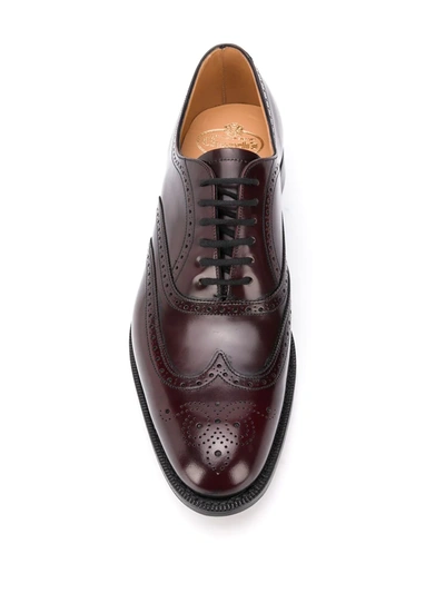Shop Church's Berlin Oxford Brogues In Red