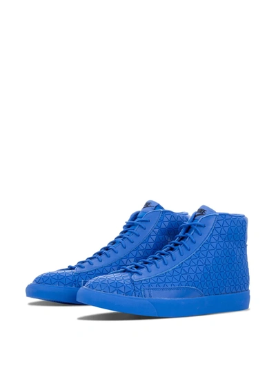 Shop Nike Blazer Mid Metric Qs Sneakers In Blue