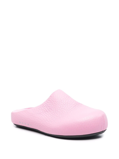Shop Marni Fussbett Sabot Slip-on Mules In Pink