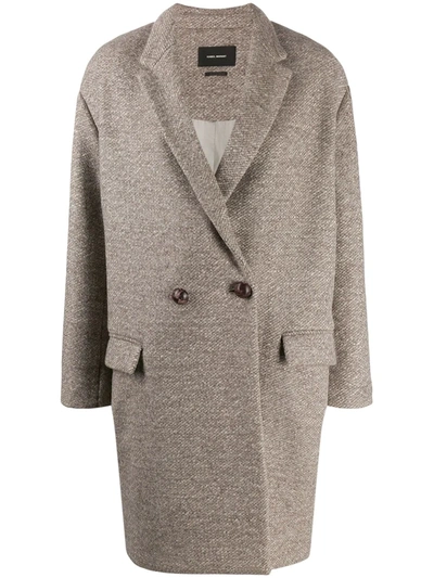 Shop Isabel Marant Filipo Coat In Neutrals