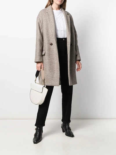 Shop Isabel Marant Filipo Coat In Neutrals