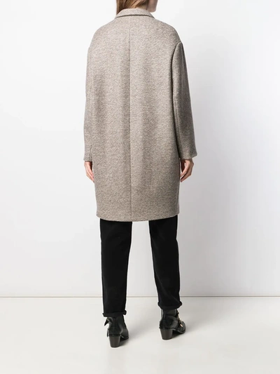 Shop Isabel Marant Filipo Coat In Neutrals