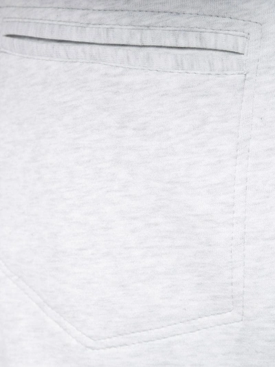 Brunello Cucinelli Ivory  Drawstring Track Pants In Grey