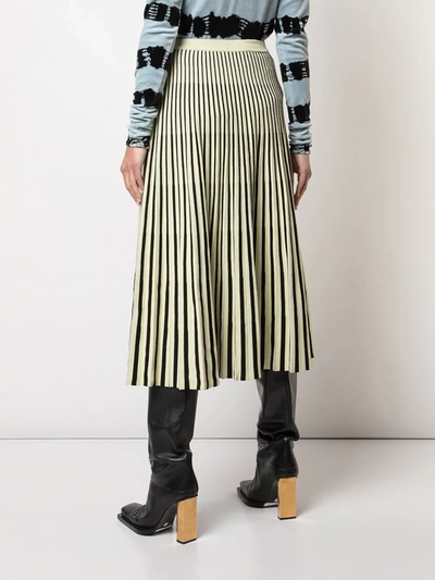 Shop Proenza Schouler Jacquard Knit Skirt In Black
