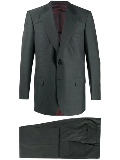 Shop Brioni Single-breasted Two-piece Suit In Grey
