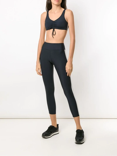 Lygia & Nanny Kick Up Sports Bra In Black