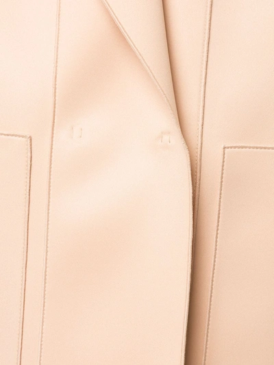 Shop N°21 Panelled Cocoon Coat In Pink