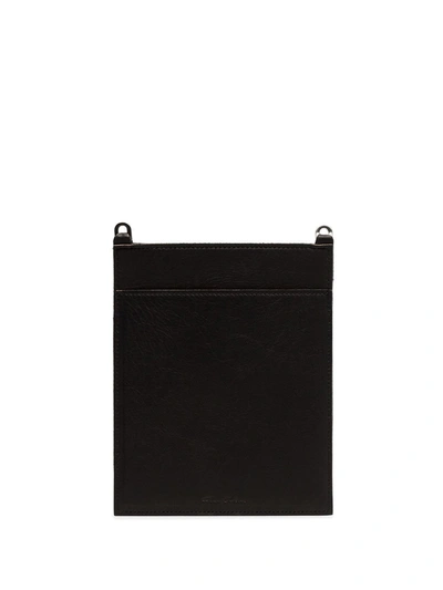 Shop Rick Owens Security Pocket Wallet In Black