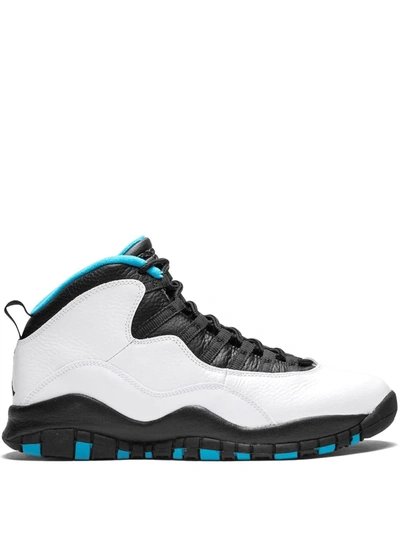 Jordan Air Retro 10 Trainers In White | ModeSens