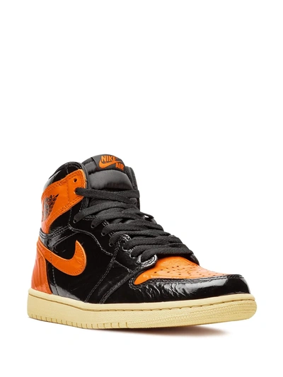 Jordan Air  1 Retro High Og "shattered Backboard 3.0" Sneakers In Black