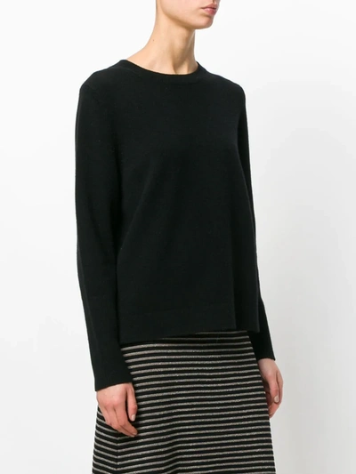 Chinti & Parker Boxy Cashmere Sweater In Black