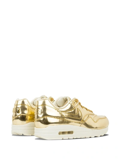 Shop Nike Air Max 1 'liquid Gold' Sneakers