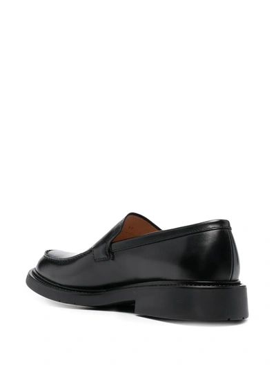 Shop Bottega Veneta The Level Loafers In Black