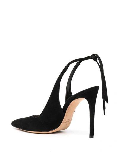 Shop Alexandre Birman Clarita Suede Pumps In Black