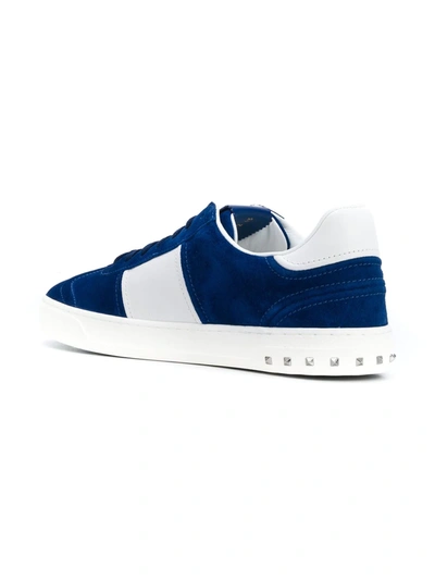 Shop Valentino Fly Crew Sneakers In Blue