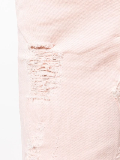 Shop Dondup Front-slit Maxi Skirt In Pink