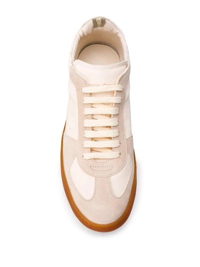 Shop Officine Creative Karma 1 Panelled Sneakers In Neutrals