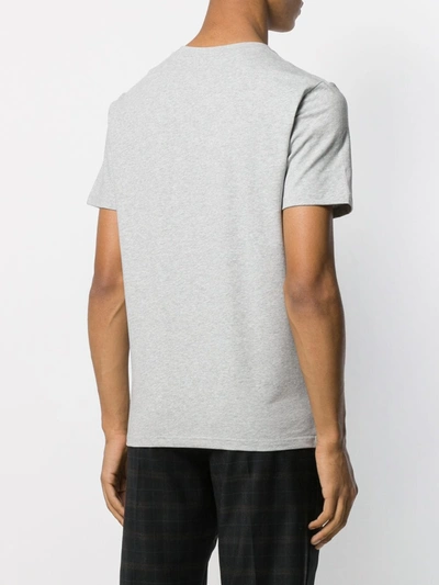 Shop Filippa K Fitted Crew Neck T-shirt In Grey