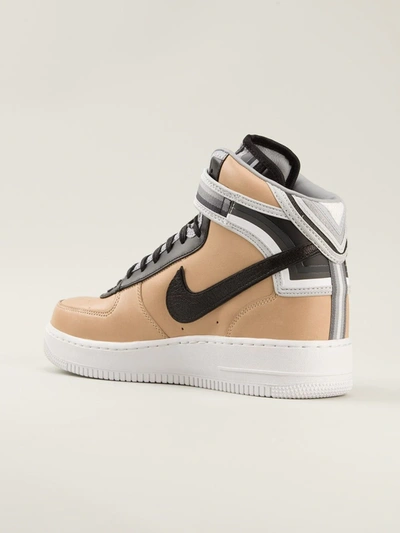 Shop Nike X Riccardo Tisci Air Force 1 Mid Sp "tan" Sneakers In Yellow