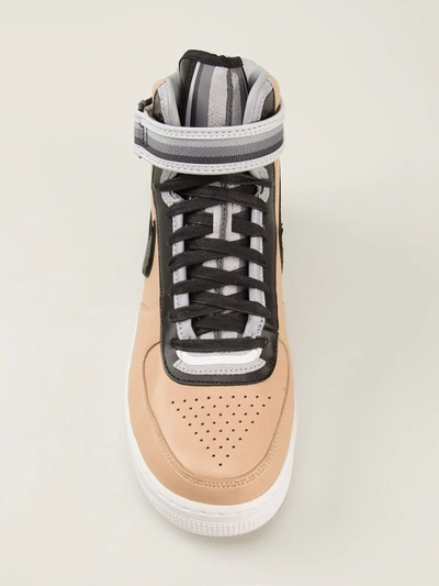 Shop Nike X Riccardo Tisci Air Force 1 Mid Sp "tan" Sneakers In Yellow