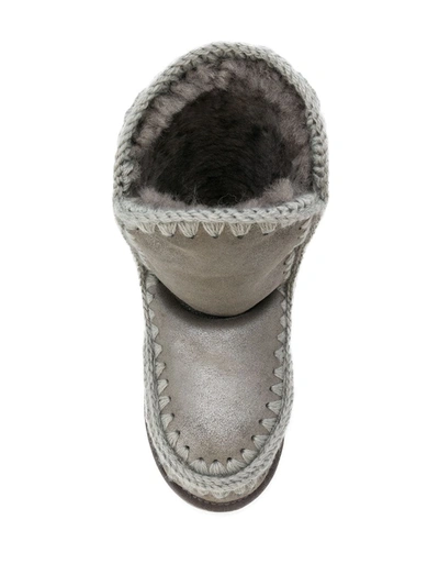 Mou Eskimo 24 Boots Rhinestones In Grey