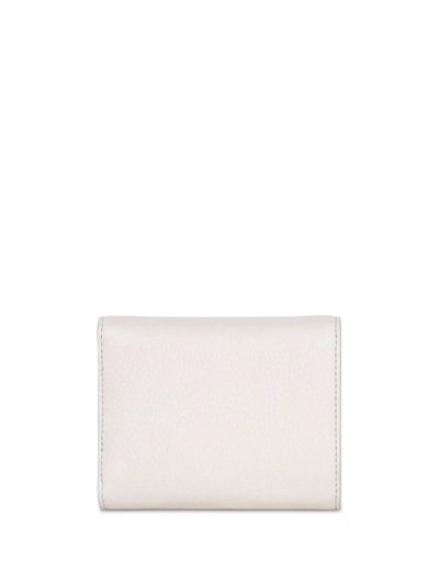 Shop Yu Mei Grace Leather Wallet In White