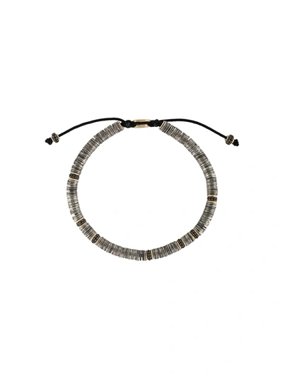 Shop M Cohen Bead Chain Bracelet In Silver