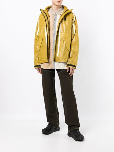 Shop A-cold-wall* Insulate Hooded Jacket In Yellow