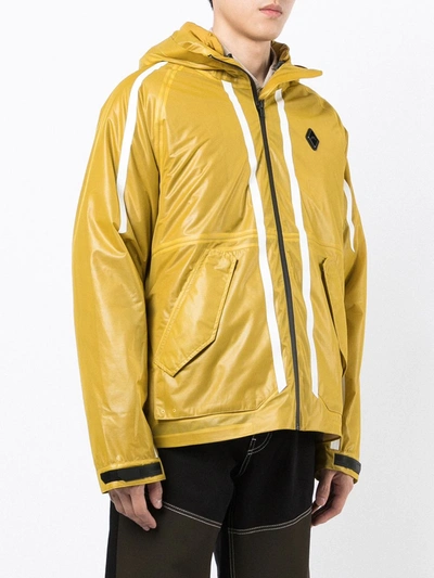 Shop A-cold-wall* Insulate Hooded Jacket In Yellow