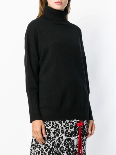 Chinti & Parker Chinti And Parker Cashmere Rollneck Sweater In Black