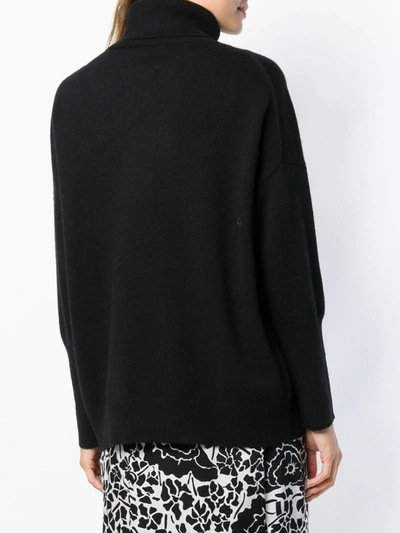 Chinti & Parker Chinti And Parker Cashmere Rollneck Sweater In Black