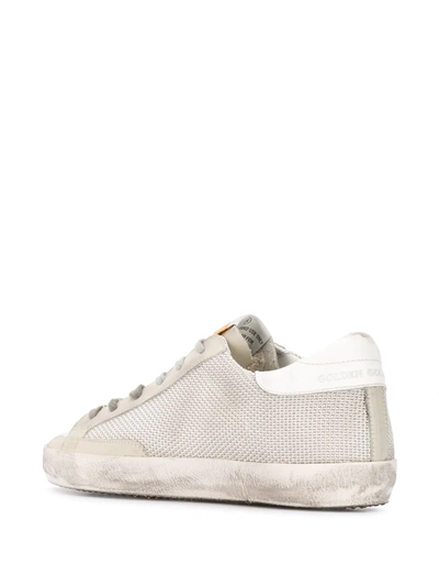 Shop Golden Goose Super-star Lace-up Sneakers In Neutrals