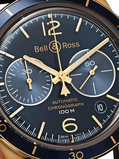 Shop Bell & Ross Br V2-94 Blue Sunray 41mm