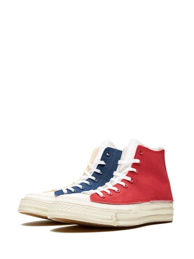 Shop Converse X Joshua Vides Chuck 70 Hi "multicolor" Sneakers In White