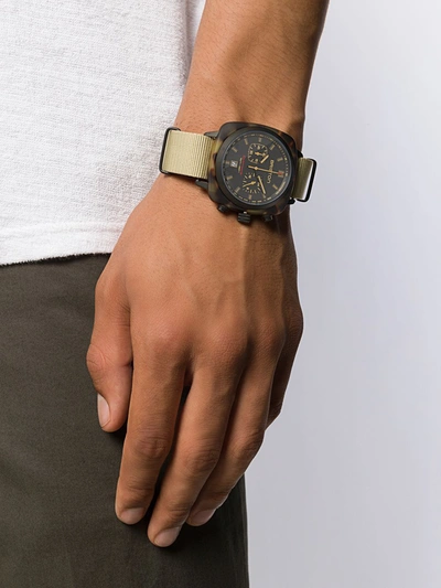 Shop Briston Watches Clubmaster Sport Chrono 42mm In Black