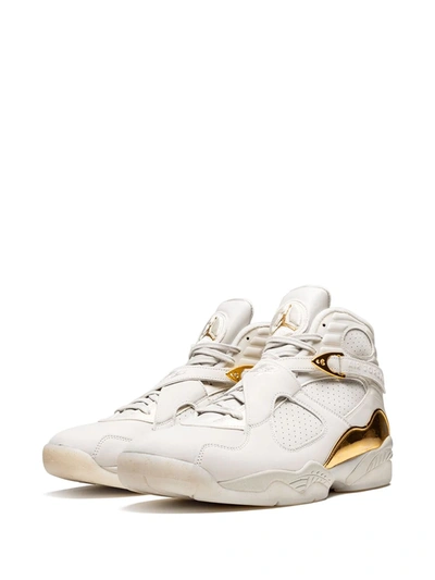 Jordan Air  8 Retro C&c "trophy" Sneakers In Neutrals