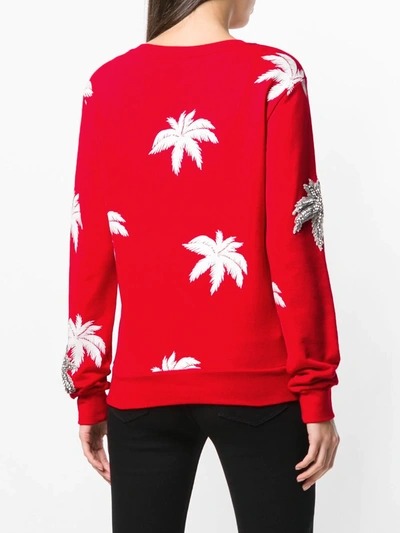 Shop Philipp Plein Aloha Plein Sweatshirt In Red