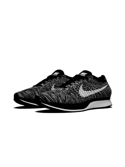 Shop Nike Flyknit Racer Sneakers In Black