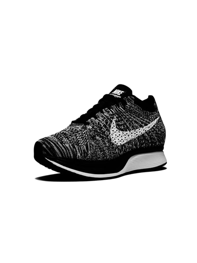 Shop Nike Flyknit Racer Sneakers In Black