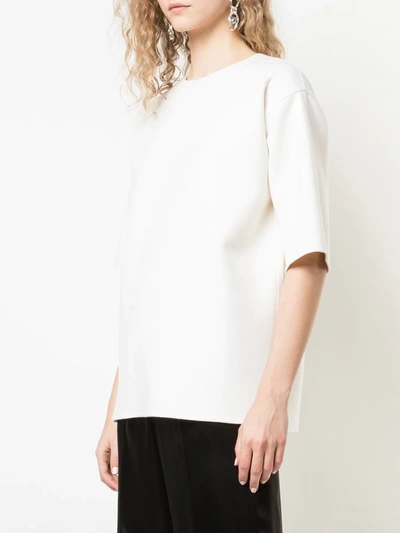 Shop Jil Sander Guru Top In Neutrals