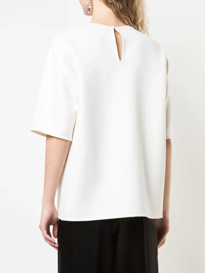 Shop Jil Sander Guru Top In Neutrals