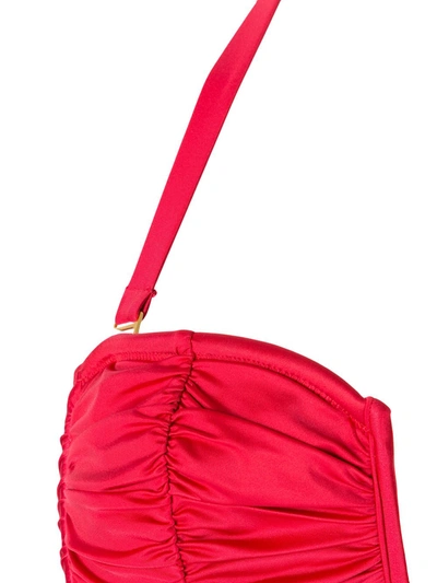 Duskii Bandeau Bikini Top In Red
