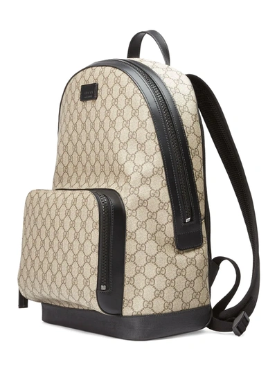 Shop Gucci Gg Supreme Backpack In Neutrals