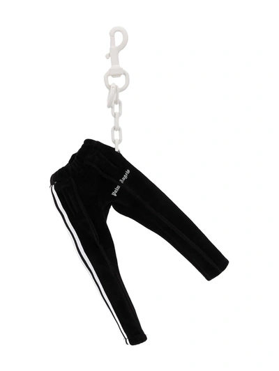 Shop Palm Angels Track Pants Keyring In Black