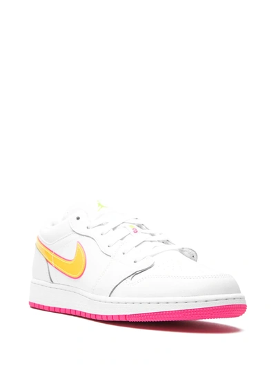 Shop Jordan Air  1 Low "edge Glow" Sneakers In White