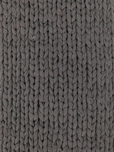 Pre-owned Gianfranco Ferre 1990s Knitted Tie In Grey