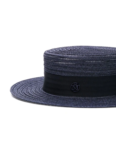 Maison Michel Kiki Hat In Blue